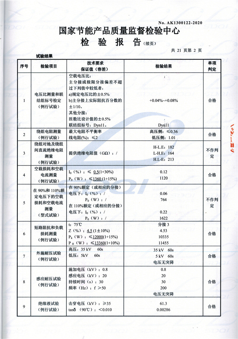 高低压试验报告-S11-1250肇庆肇庆肇庆油浸式变压器-2.jpg